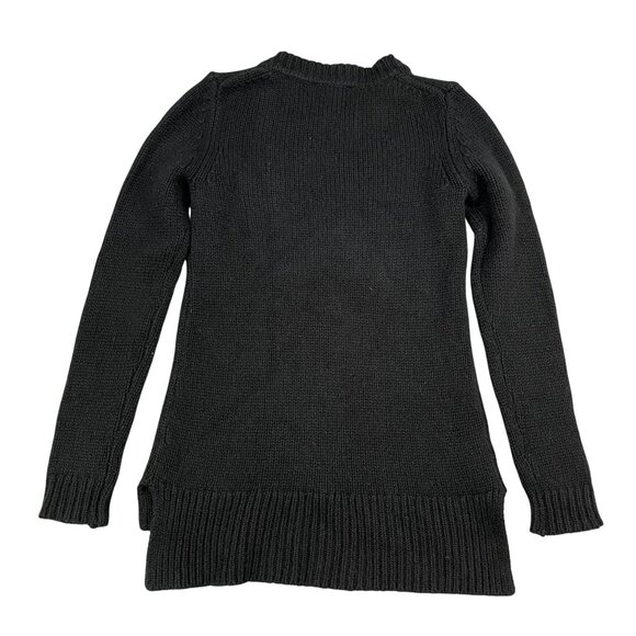 Ann Taylor 100% Cashmere Black Crewneck Sweater Size XSP - Picture 2 of 3